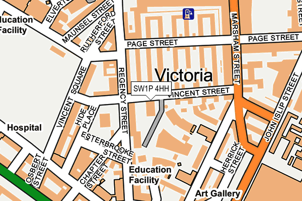SW1P 4HH map - OS OpenMap – Local (Ordnance Survey) SW1P 4HH map - OS OpenMap – Local (Ordnance Survey)