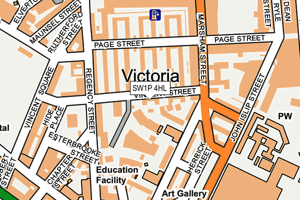 SW1P 4HL map - OS OpenMap – Local (Ordnance Survey) SW1P 4HL map - OS OpenMap – Local (Ordnance Survey)