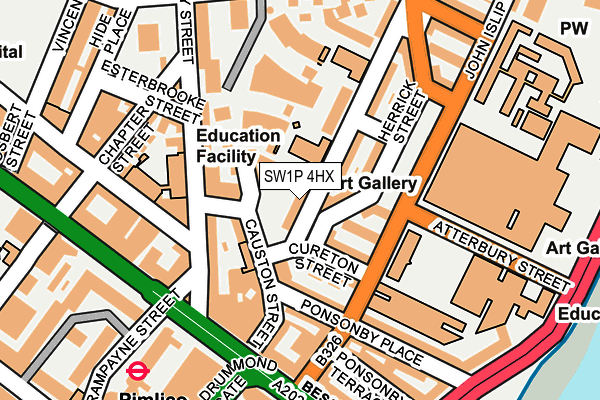 SW1P 4HX map - OS OpenMap – Local (Ordnance Survey) SW1P 4HX map - OS OpenMap – Local (Ordnance Survey)