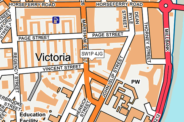 SW1P 4JG map - OS OpenMap – Local (Ordnance Survey) SW1P 4JG map - OS OpenMap – Local (Ordnance Survey)