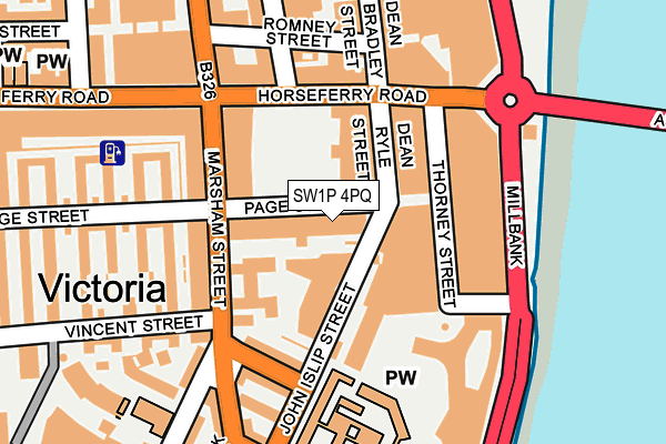 SW1P 4PQ map - OS OpenMap – Local (Ordnance Survey) SW1P 4PQ map - OS OpenMap – Local (Ordnance Survey)