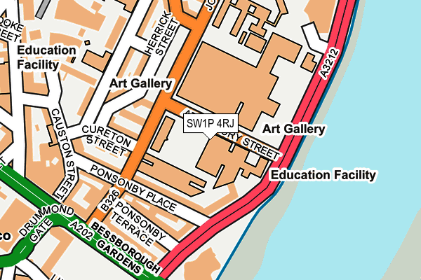SW1P 4RJ map - OS OpenMap – Local (Ordnance Survey) SW1P 4RJ map - OS OpenMap – Local (Ordnance Survey)