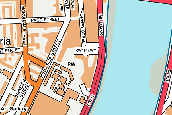 SW1P 4WY map - OS OpenMap – Local (Ordnance Survey) SW1P 4WY map - OS OpenMap – Local (Ordnance Survey)