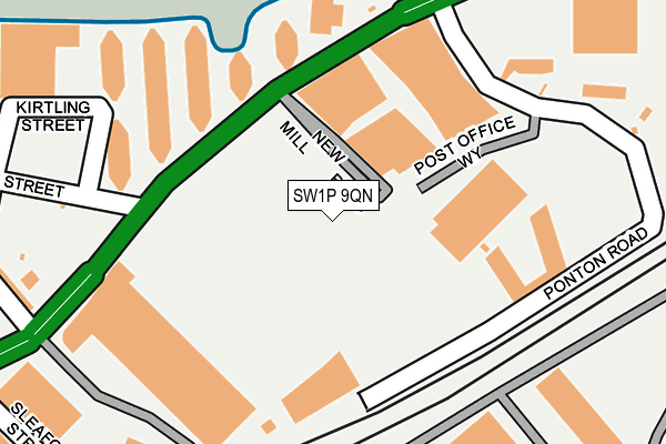 SW1P 9QN map - OS OpenMap – Local (Ordnance Survey) SW1P 9QN map - OS OpenMap – Local (Ordnance Survey)