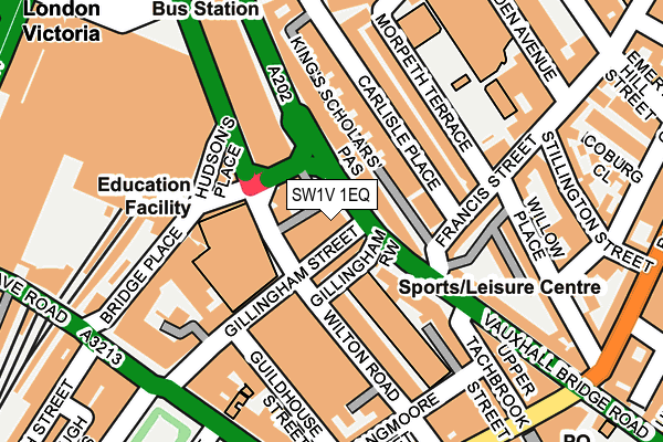 SW1V 1EQ map - OS OpenMap – Local (Ordnance Survey) SW1V 1EQ map - OS OpenMap – Local (Ordnance Survey)