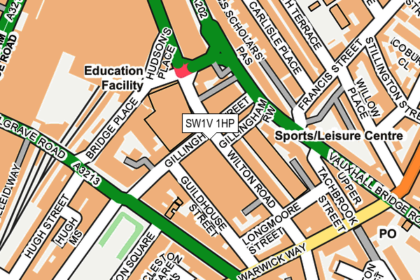 SW1V 1HP map - OS OpenMap – Local (Ordnance Survey) SW1V 1HP map - OS OpenMap – Local (Ordnance Survey)