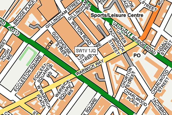 SW1V 1JQ map - OS OpenMap – Local (Ordnance Survey) SW1V 1JQ map - OS OpenMap – Local (Ordnance Survey)