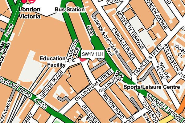SW1V 1LH map - OS OpenMap – Local (Ordnance Survey) SW1V 1LH map - OS OpenMap – Local (Ordnance Survey)