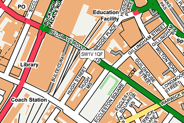 SW1V 1QF map - OS OpenMap – Local (Ordnance Survey) SW1V 1QF map - OS OpenMap – Local (Ordnance Survey)