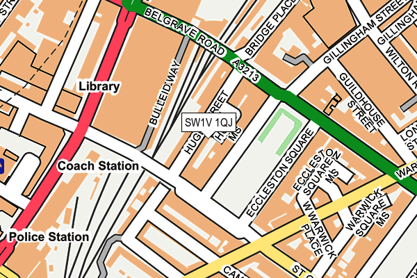 SW1V 1QJ map - OS OpenMap – Local (Ordnance Survey) SW1V 1QJ map - OS OpenMap – Local (Ordnance Survey)