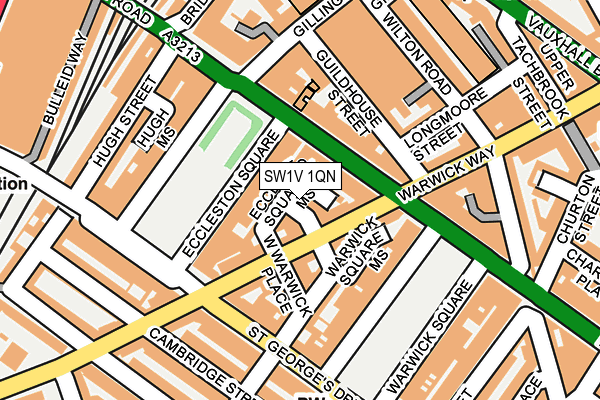 SW1V 1QN map - OS OpenMap – Local (Ordnance Survey) SW1V 1QN map - OS OpenMap – Local (Ordnance Survey)