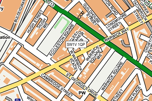 SW1V 1QP map - OS OpenMap – Local (Ordnance Survey) SW1V 1QP map - OS OpenMap – Local (Ordnance Survey)