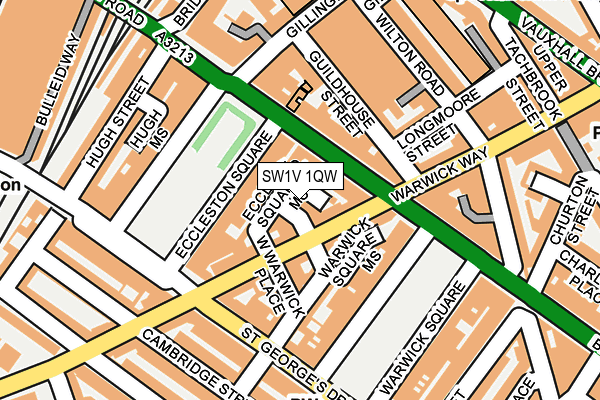 SW1V 1QW map - OS OpenMap – Local (Ordnance Survey) SW1V 1QW map - OS OpenMap – Local (Ordnance Survey)