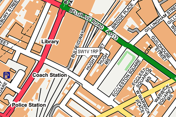 SW1V 1RP map - OS OpenMap – Local (Ordnance Survey)