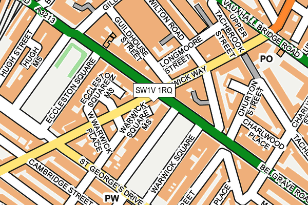 SW1V 1RQ map - OS OpenMap – Local (Ordnance Survey) SW1V 1RQ map - OS OpenMap – Local (Ordnance Survey)