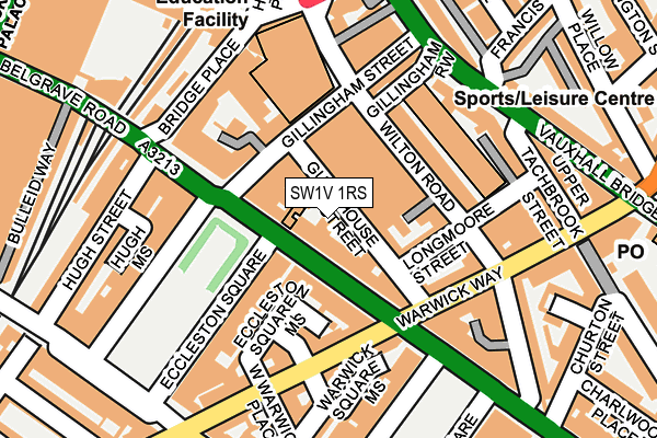 SW1V 1RS map - OS OpenMap – Local (Ordnance Survey) SW1V 1RS map - OS OpenMap – Local (Ordnance Survey)