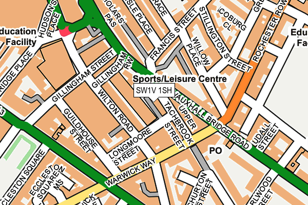 SW1V 1SH map - OS OpenMap – Local (Ordnance Survey) SW1V 1SH map - OS OpenMap – Local (Ordnance Survey)