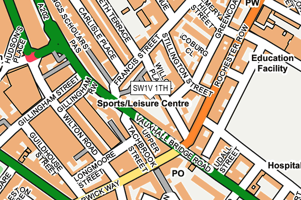 SW1V 1TH map - OS OpenMap – Local (Ordnance Survey) SW1V 1TH map - OS OpenMap – Local (Ordnance Survey)