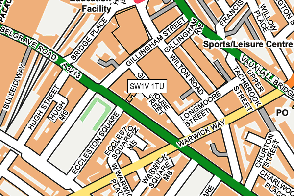 SW1V 1TU map - OS OpenMap – Local (Ordnance Survey) SW1V 1TU map - OS OpenMap – Local (Ordnance Survey)