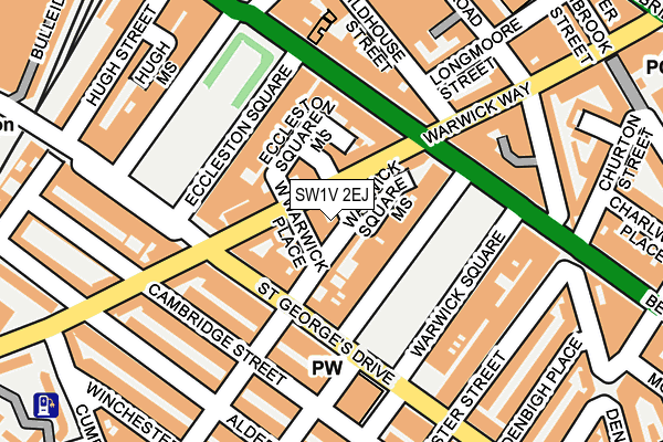 SW1V 2EJ map - OS OpenMap – Local (Ordnance Survey) SW1V 2EJ map - OS OpenMap – Local (Ordnance Survey)