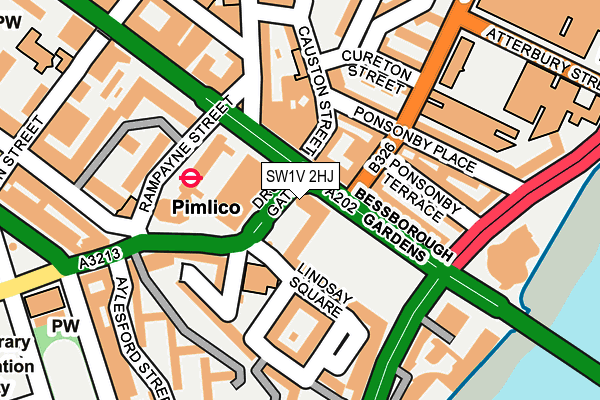 SW1V 2HJ map - OS OpenMap – Local (Ordnance Survey) SW1V 2HJ map - OS OpenMap – Local (Ordnance Survey)