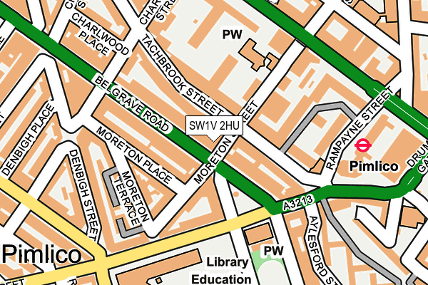 SW1V 2HU map - OS OpenMap – Local (Ordnance Survey) SW1V 2HU map - OS OpenMap – Local (Ordnance Survey)