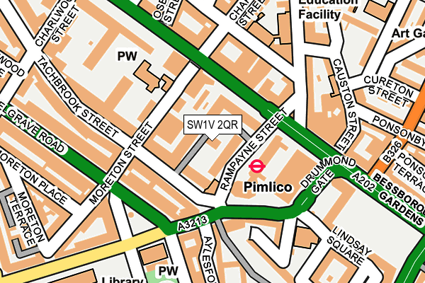 SW1V 2QR map - OS OpenMap – Local (Ordnance Survey)