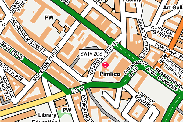 SW1V 2QS map - OS OpenMap – Local (Ordnance Survey) SW1V 2QS map - OS OpenMap – Local (Ordnance Survey)