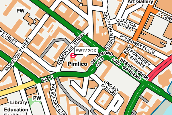SW1V 2QX map - OS OpenMap – Local (Ordnance Survey) SW1V 2QX map - OS OpenMap – Local (Ordnance Survey)