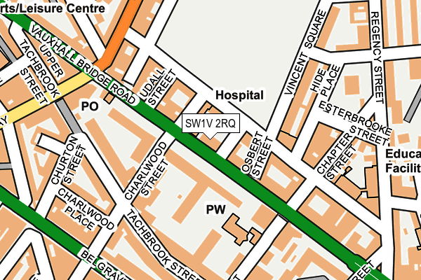 SW1V 2RQ map - OS OpenMap – Local (Ordnance Survey) SW1V 2RQ map - OS OpenMap – Local (Ordnance Survey)
