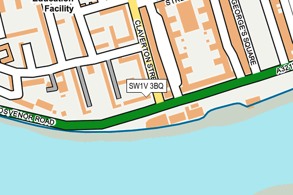 SW1V 3BQ map - OS OpenMap – Local (Ordnance Survey)