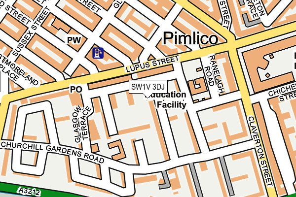 SW1V 3DJ map - OS OpenMap – Local (Ordnance Survey) SW1V 3DJ map - OS OpenMap – Local (Ordnance Survey)