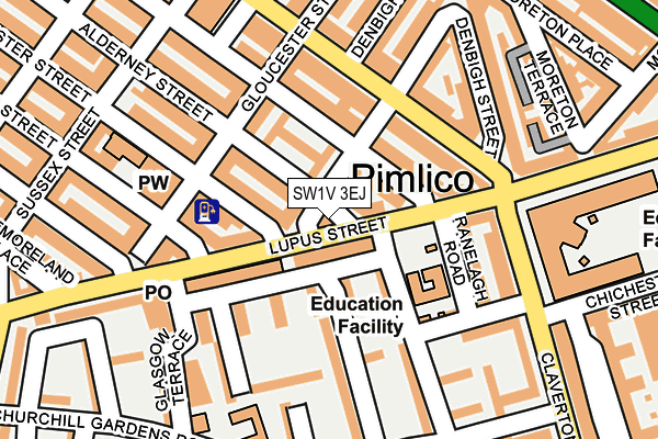 SW1V 3EJ map - OS OpenMap – Local (Ordnance Survey) SW1V 3EJ map - OS OpenMap – Local (Ordnance Survey)