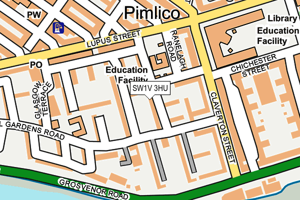SW1V 3HU map - OS OpenMap – Local (Ordnance Survey) SW1V 3HU map - OS OpenMap – Local (Ordnance Survey)