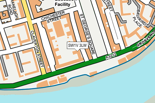 SW1V 3LW map - OS OpenMap – Local (Ordnance Survey) SW1V 3LW map - OS OpenMap – Local (Ordnance Survey)