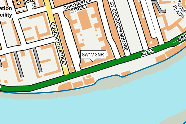 SW1V 3NR map - OS OpenMap – Local (Ordnance Survey) SW1V 3NR map - OS OpenMap – Local (Ordnance Survey)