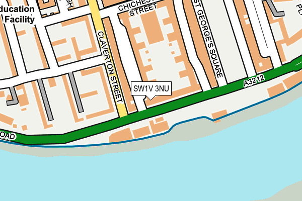 SW1V 3NU map - OS OpenMap – Local (Ordnance Survey) SW1V 3NU map - OS OpenMap – Local (Ordnance Survey)
