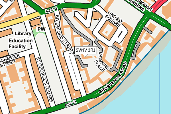SW1V 3RJ map - OS OpenMap – Local (Ordnance Survey) SW1V 3RJ map - OS OpenMap – Local (Ordnance Survey)