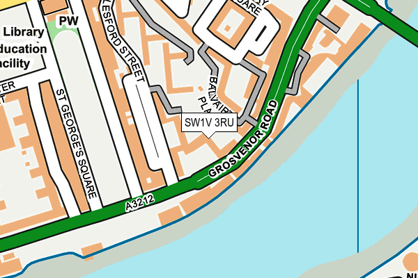 SW1V 3RU map - OS OpenMap – Local (Ordnance Survey) SW1V 3RU map - OS OpenMap – Local (Ordnance Survey)