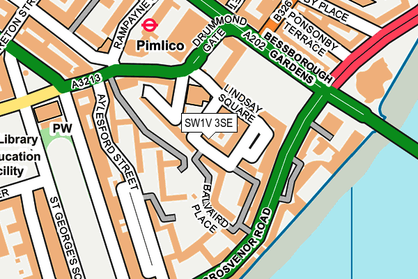 SW1V 3SE map - OS OpenMap – Local (Ordnance Survey) SW1V 3SE map - OS OpenMap – Local (Ordnance Survey)