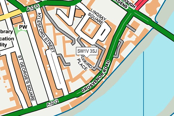 SW1V 3SJ map - OS OpenMap – Local (Ordnance Survey) SW1V 3SJ map - OS OpenMap – Local (Ordnance Survey)