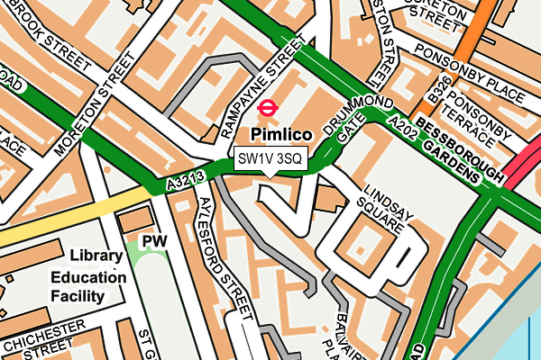 SW1V 3SQ map - OS OpenMap – Local (Ordnance Survey) SW1V 3SQ map - OS OpenMap – Local (Ordnance Survey)