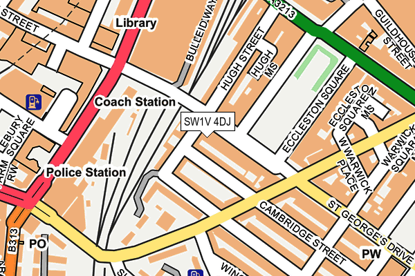 SW1V 4DJ map - OS OpenMap – Local (Ordnance Survey) SW1V 4DJ map - OS OpenMap – Local (Ordnance Survey)