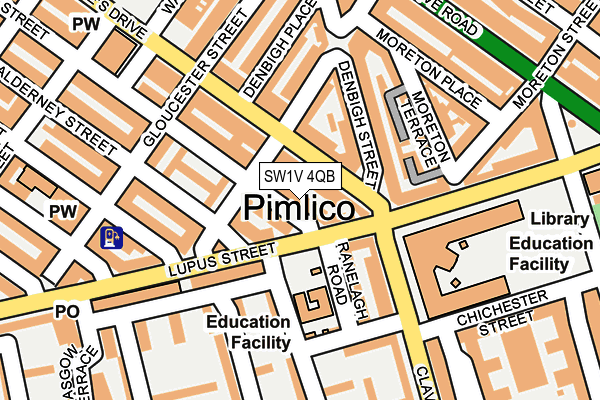SW1V 4QB map - OS OpenMap – Local (Ordnance Survey) SW1V 4QB map - OS OpenMap – Local (Ordnance Survey)