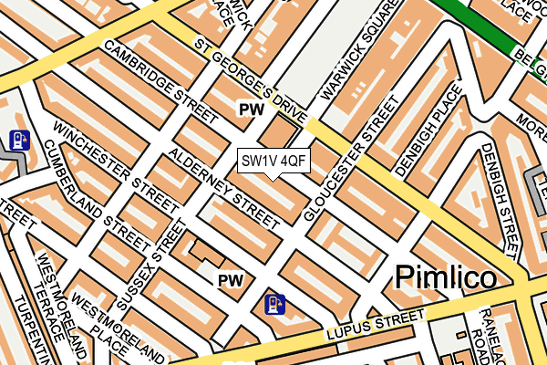 SW1V 4QF map - OS OpenMap – Local (Ordnance Survey) SW1V 4QF map - OS OpenMap – Local (Ordnance Survey)