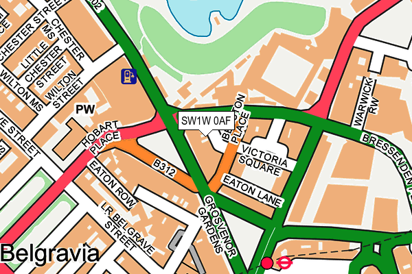 SW1W 0AF map - OS OpenMap – Local (Ordnance Survey) SW1W 0AF map - OS OpenMap – Local (Ordnance Survey)