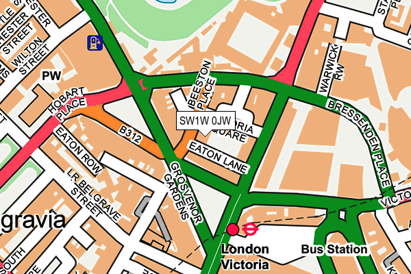 SW1W 0JW map - OS OpenMap – Local (Ordnance Survey) SW1W 0JW map - OS OpenMap – Local (Ordnance Survey)