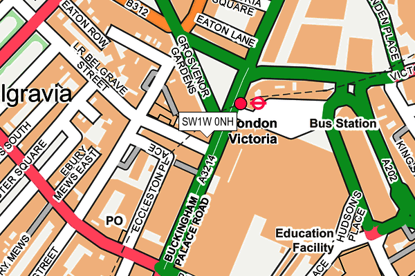 SW1W 0NH map - OS OpenMap – Local (Ordnance Survey) SW1W 0NH map - OS OpenMap – Local (Ordnance Survey)