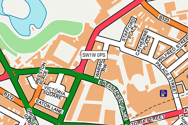 SW1W 0PS map - OS OpenMap – Local (Ordnance Survey)