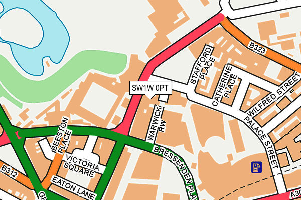 SW1W 0PT map - OS OpenMap – Local (Ordnance Survey) SW1W 0PT map - OS OpenMap – Local (Ordnance Survey)